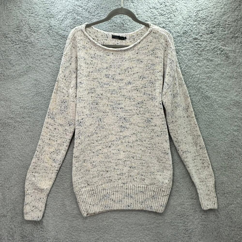 prAna Women's Medium Multicolored Knit Sweater Tunic Length Long Sleeves Soft‎